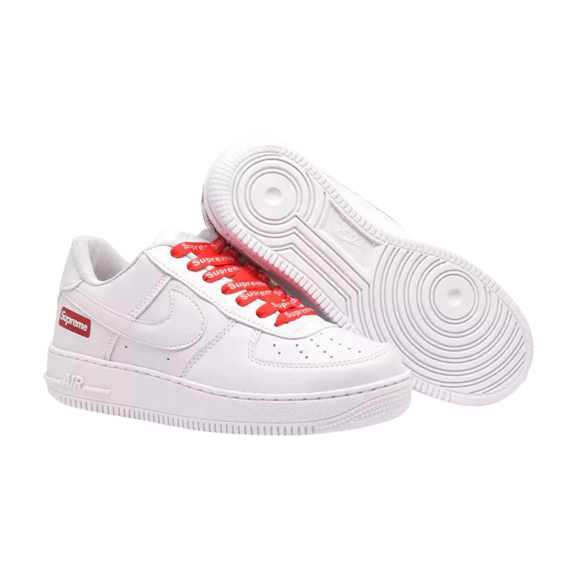 Tenis Supreme x AirForce 1 Low Branco – Pumping Store