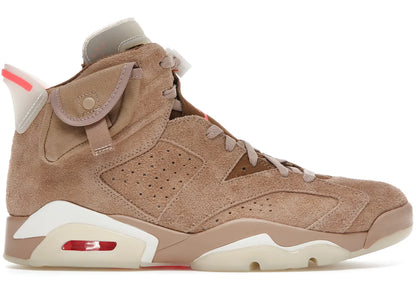 Tênis Nike x Travis Scott Air Jordan 6 'British Khaki'