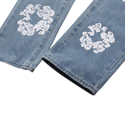 Calça Jeans Light Wash Denim Tears x Levi's Azul
