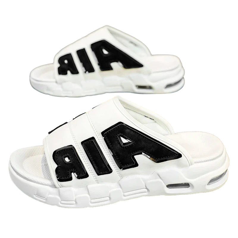 Chinelo Nike Air More UpTempo Slide Branco