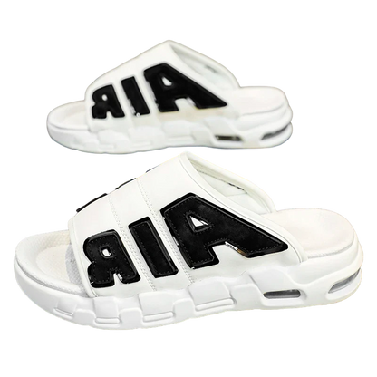 Chinelo Nike Air More UpTempo Slide Branco