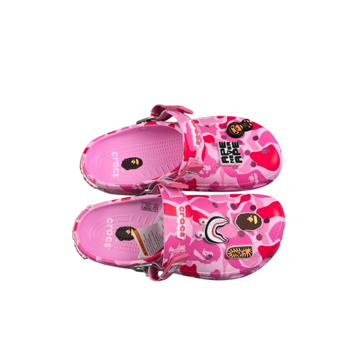 Crocs x Bape Classic Clog Camo Pink