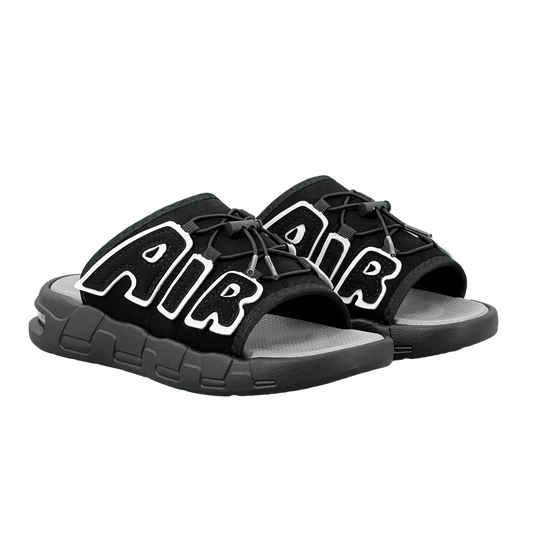 Chinelo Nike Air UpTempo Slide Cadarço Preto