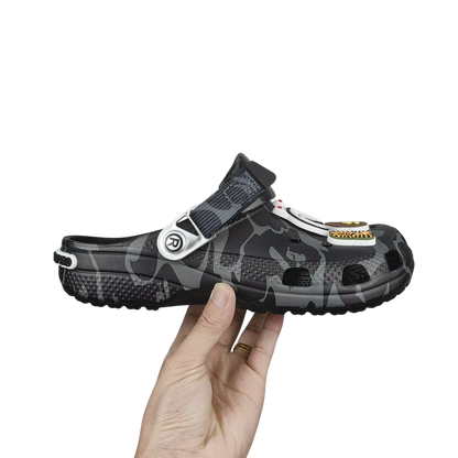 Crocs x Bape Classic Clog Camo Black