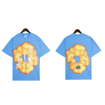 Camiseta Cotton Denim Tears x Offset It Off Azul #1