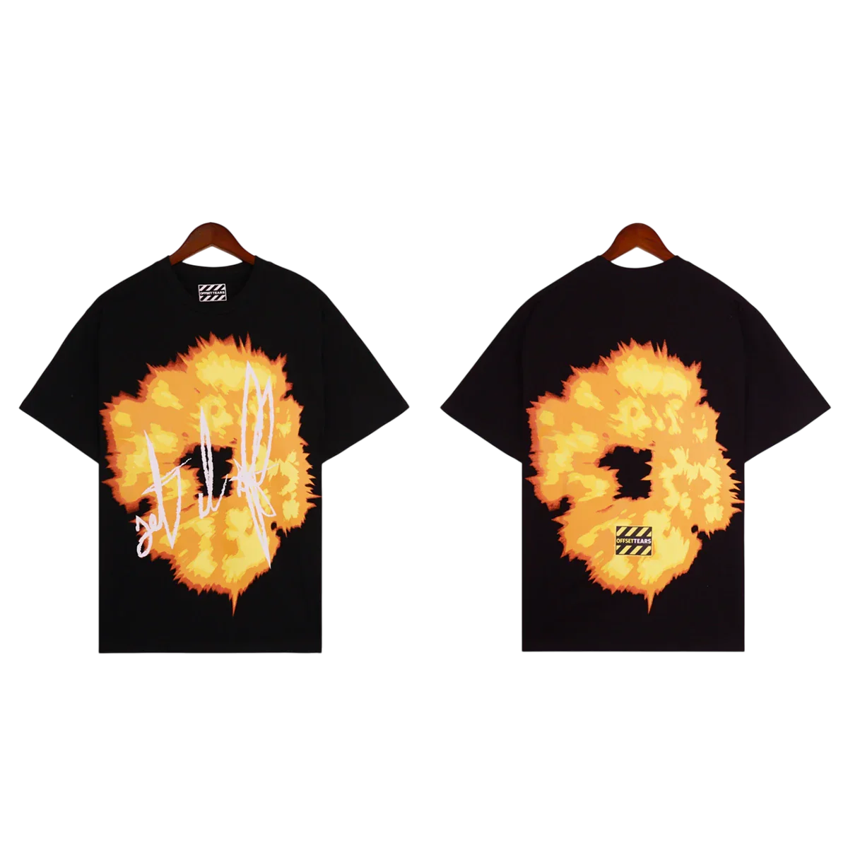 Camiseta Cotton Denim Tears x Offset It Off Preta #1