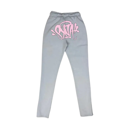 Conjunto Moletom Syna World Cinza/Rosa