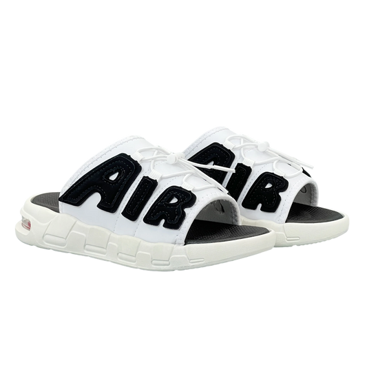 Chinelo Nike Air UpTempo Slide Cadarço Branco