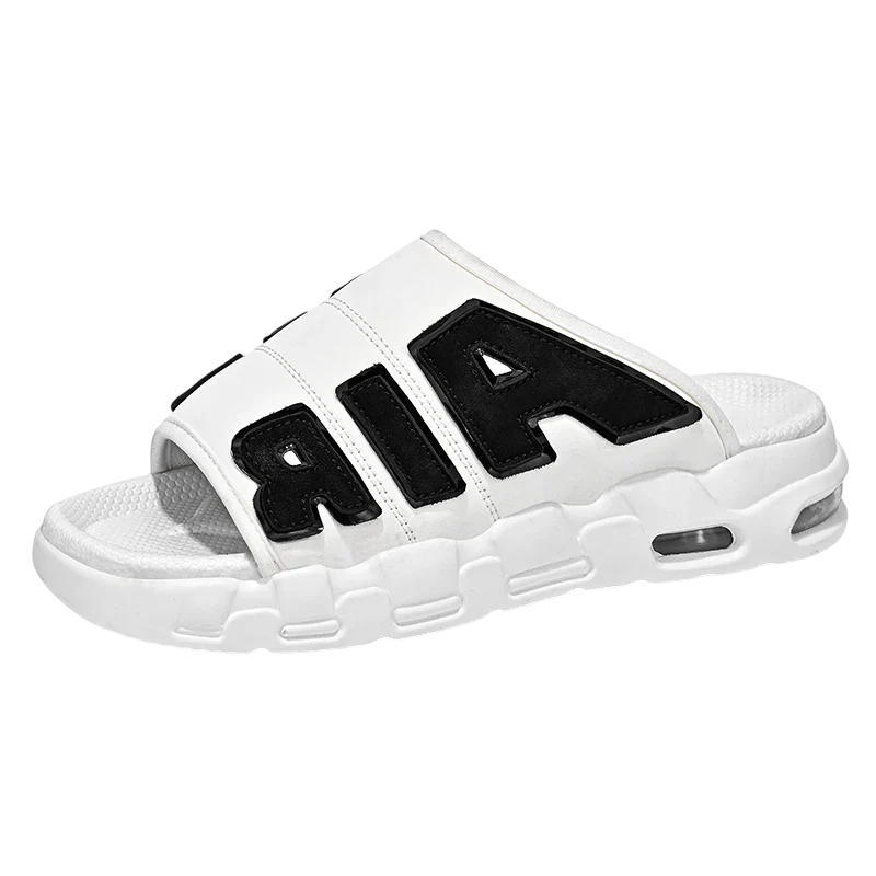 Chinelo Nike Air More UpTempo Slide Branco