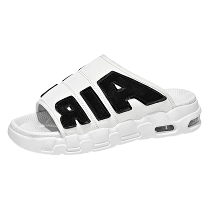 Chinelo Nike Air More UpTempo Slide Branco