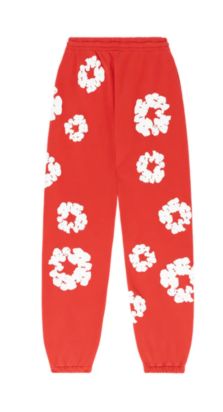 Conjunto Moletom The Cotton Wreath Denim Tears Vermelho