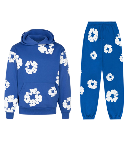 Conjunto Moletom The Cotton Wreath Denim Tears Azul