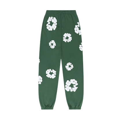 Calça Moletom The Cotton Wreath Denim Tears Verde