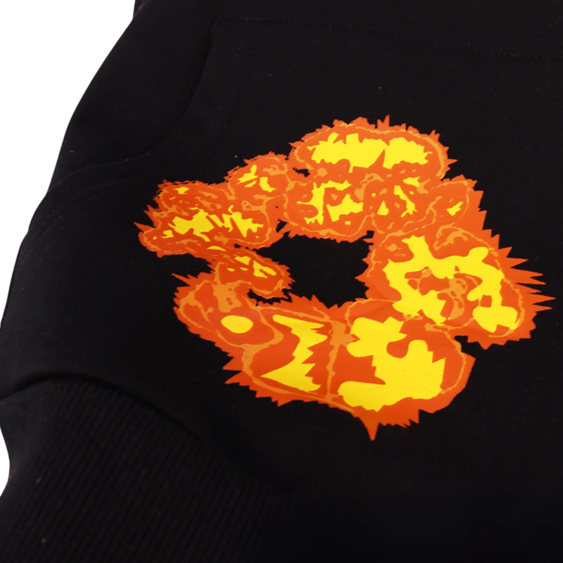 Moletom The Cotton Wreath Denim Tears x Offset Preto