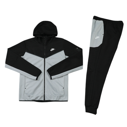 Conjunto Nike Tech Fleece Cinza/Preto