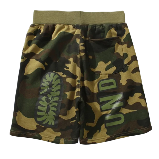 Bermuda Bape Shark Undefeated Camuflada