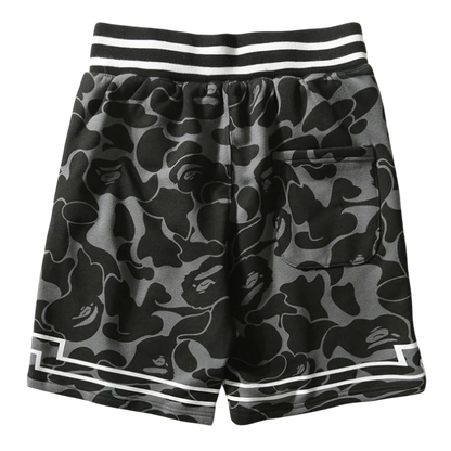 Bermuda Bape Bapesta Camuflada Cinza