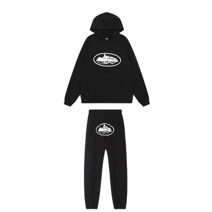 Conjunto Moletom Corteiz Alcatraz Preto