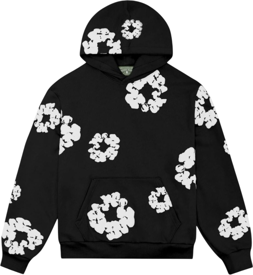 Conjunto Moletom The Cotton Wreath Denim Tears Preto