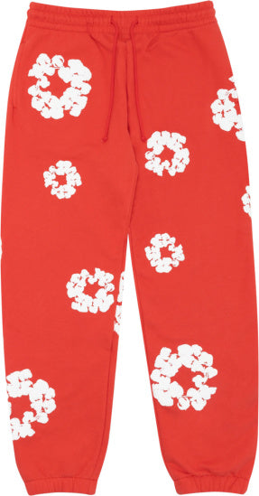Conjunto Moletom The Cotton Wreath Denim Tears Vermelho