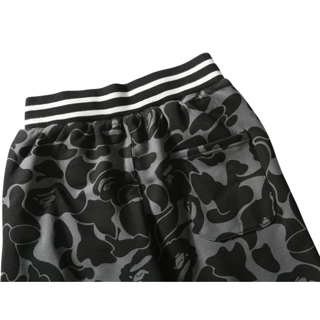 Bermuda Bape Bapesta Camuflada Cinza