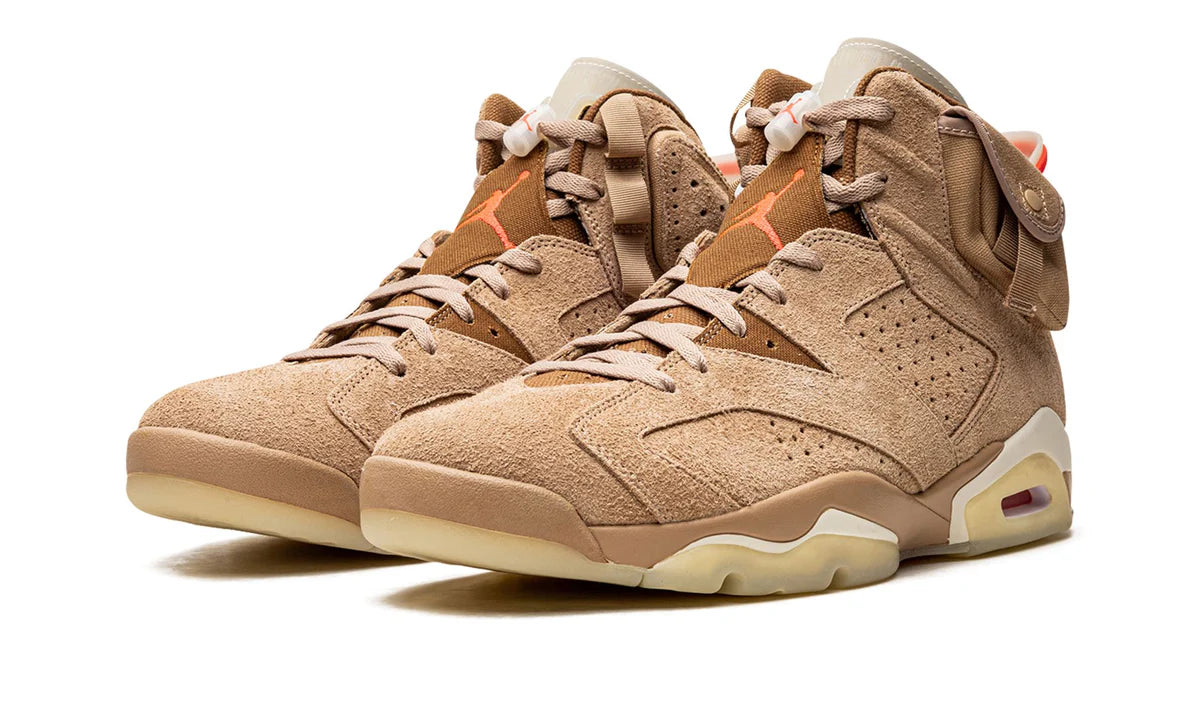 Tênis Nike x Travis Scott Air Jordan 6 'British Khaki'
