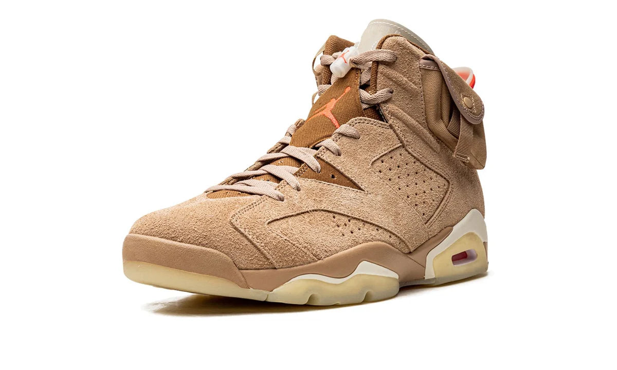 Tênis Nike x Travis Scott Air Jordan 6 'British Khaki'