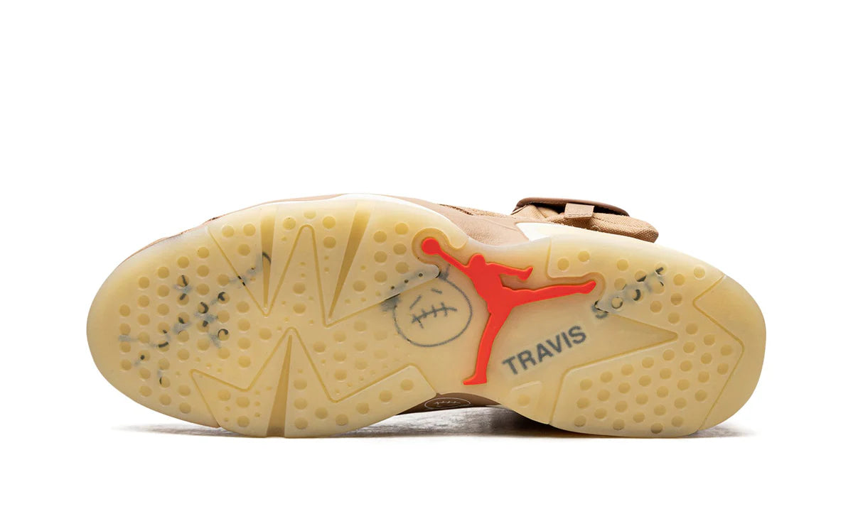 Tênis Nike x Travis Scott Air Jordan 6 'British Khaki'