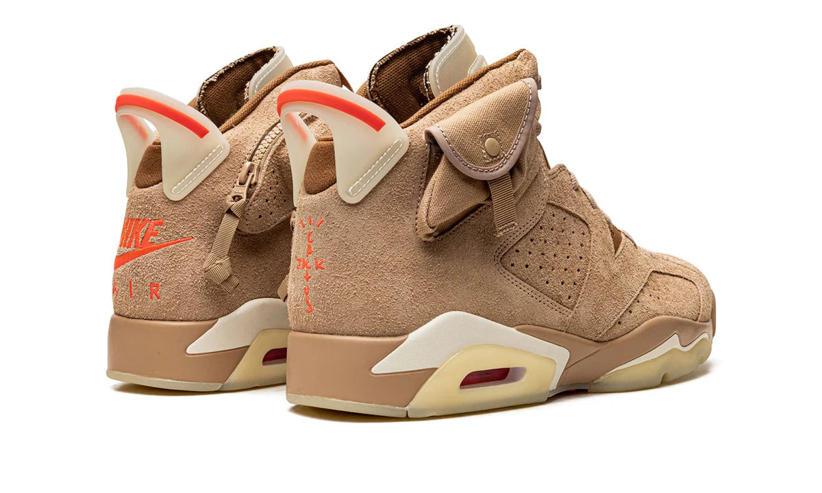Tênis Nike x Travis Scott Air Jordan 6 'British Khaki'