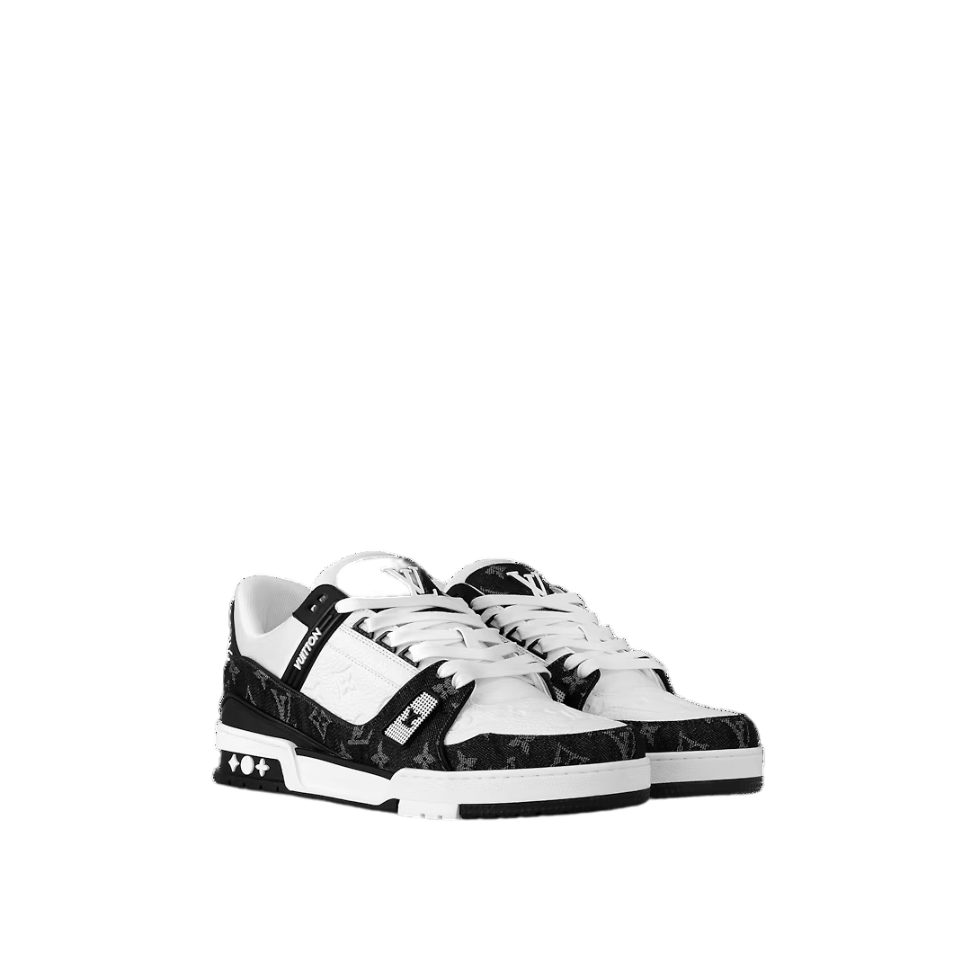 Tênis Louis Vuitton Trainer Preto/Branco