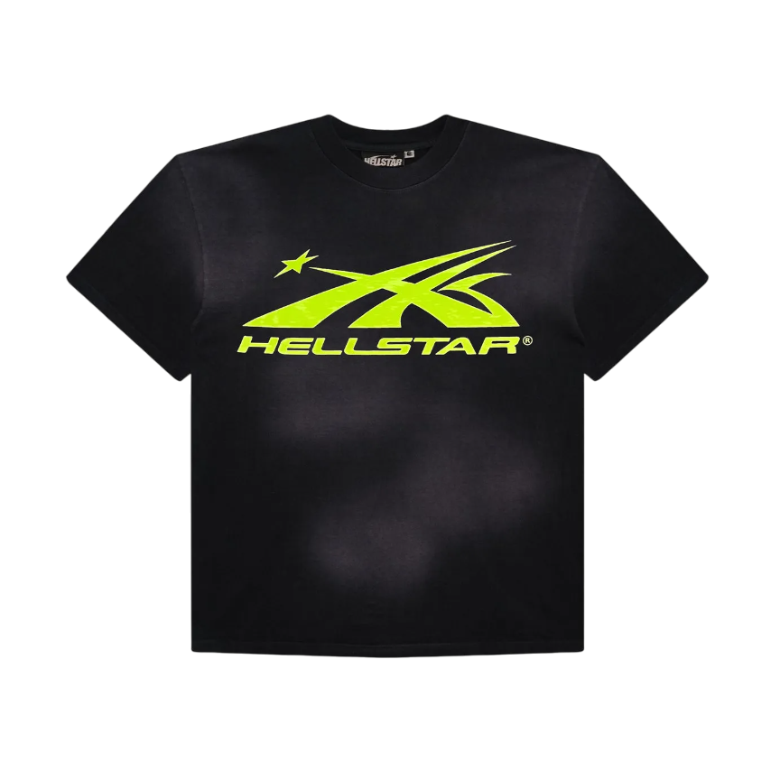 Camiseta Hellstar Sports Core Logo Gel Preta/Verde