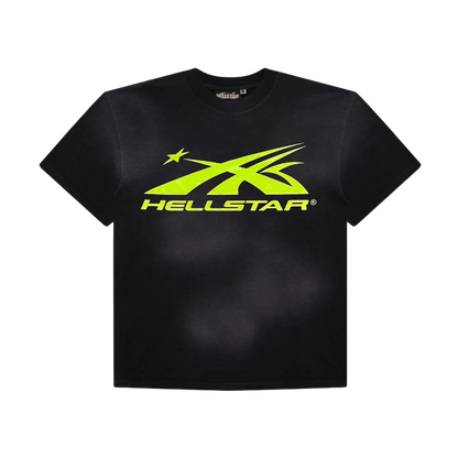 Camiseta Hellstar Sports Core Logo Gel Preta/Verde