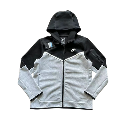 Conjunto Nike Tech Fleece Cinza/Preto