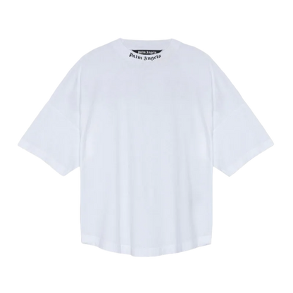 Camiseta Palm Angels Double Logo Branca