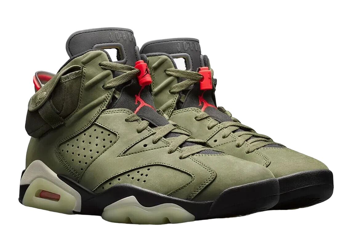 Tênis Nike x Travis Scott Air Jordan 6 Retro GS "Olive"