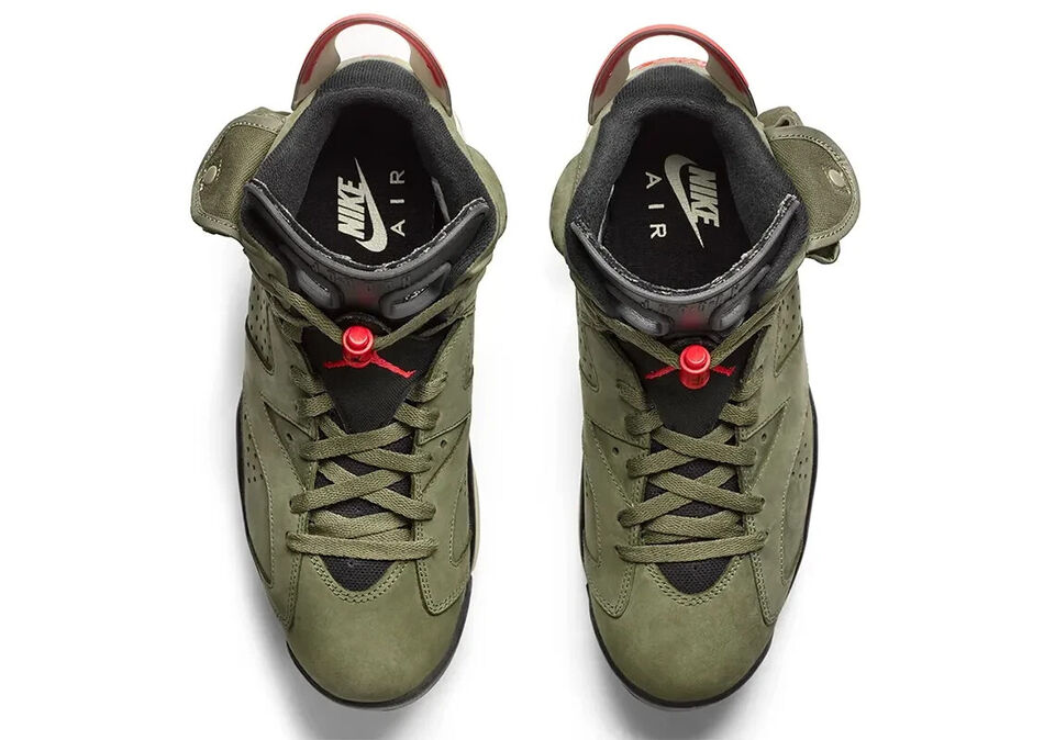 Tênis Nike x Travis Scott Air Jordan 6 Retro GS "Olive"