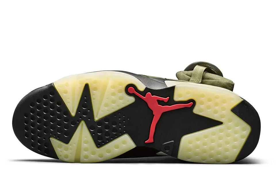 Tênis Nike x Travis Scott Air Jordan 6 Retro GS "Olive"
