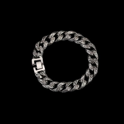 Pulseira Masculina Italiana Detalhada