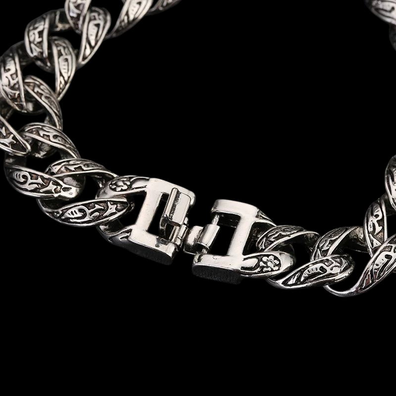 Pulseira Masculina Italiana Detalhada