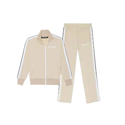 Conjunto Palm Angels Logo Tracksuit Cáqui