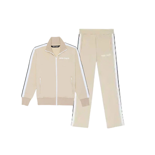 Conjunto Palm Angels Logo Tracksuit Cáqui