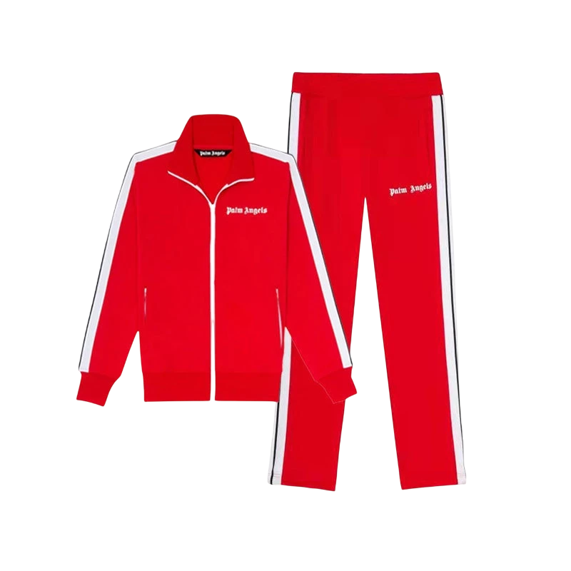 Conjunto Palm Angels Logo Tracksuit Vermelho