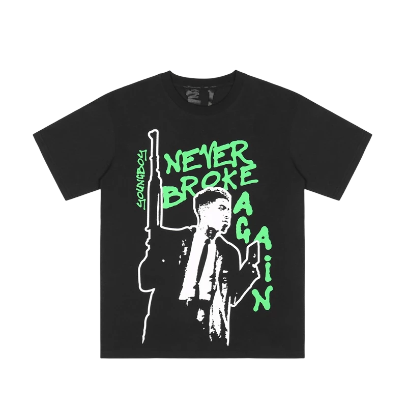 Camiseta Vlone x Youngboy Preta