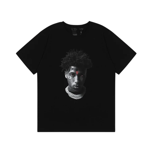 Camiseta Vlone x NBA YoungBoy Preta