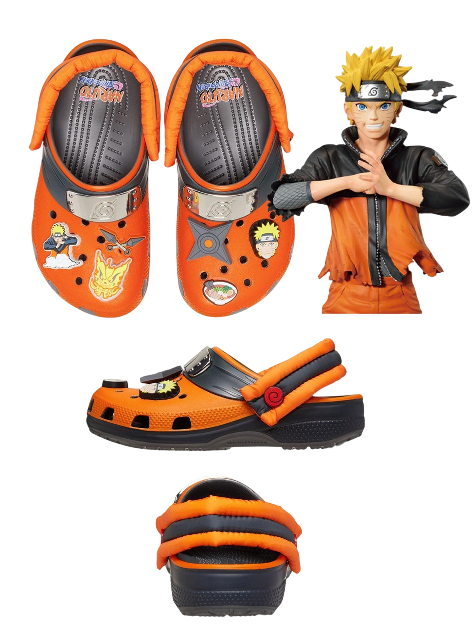 Sandália Crocs x Naruto Classic Clog Infantil