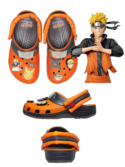 Sandália Crocs x Naruto Classic Clog Infantil