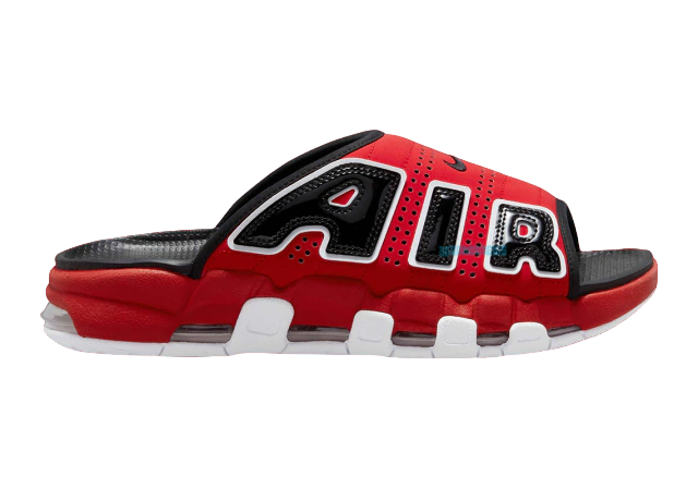 Chinelo Nike Air UpTempo Slide Cadarço Vermelho