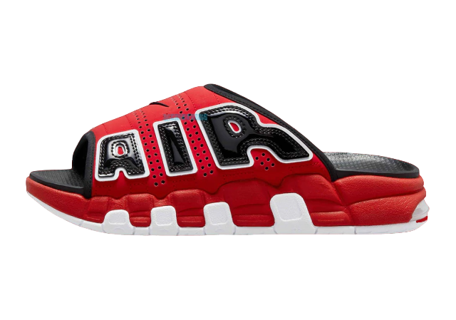 Chinelo Nike Air UpTempo Slide Cadarço Vermelho